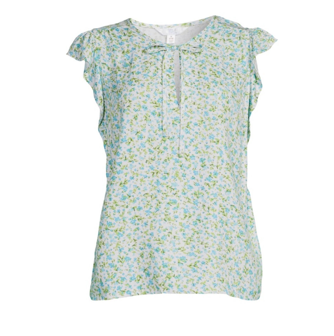 Women's Woven Ruffle Tank Top