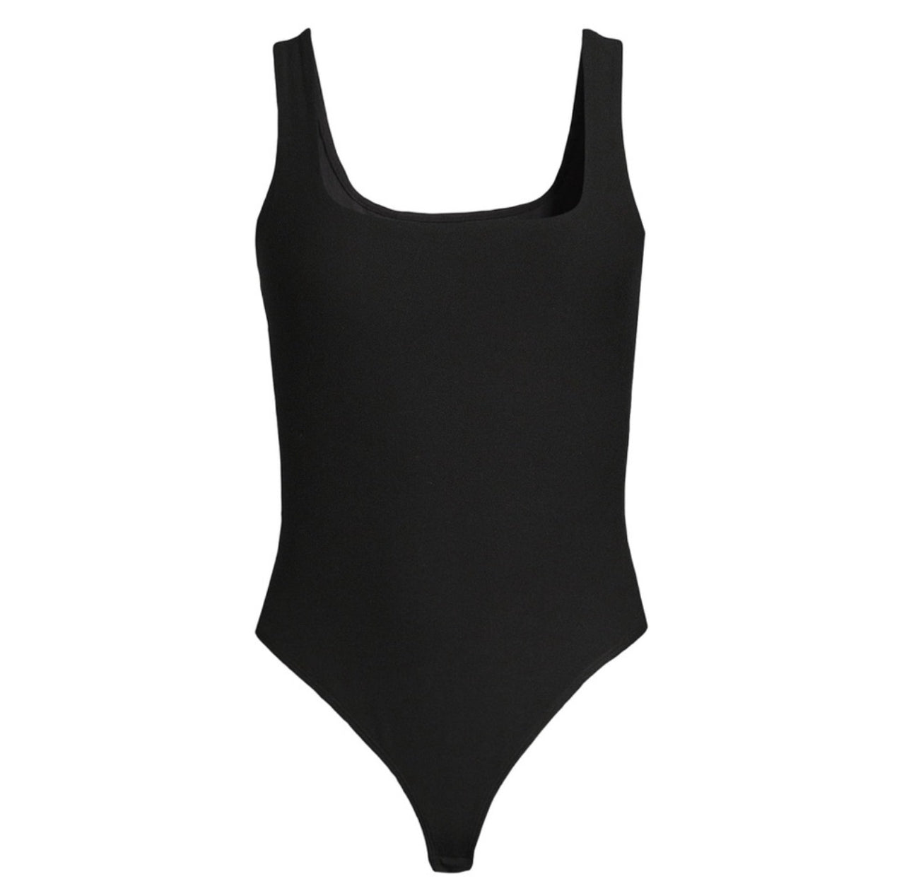 Square Neck Bodysuit black
