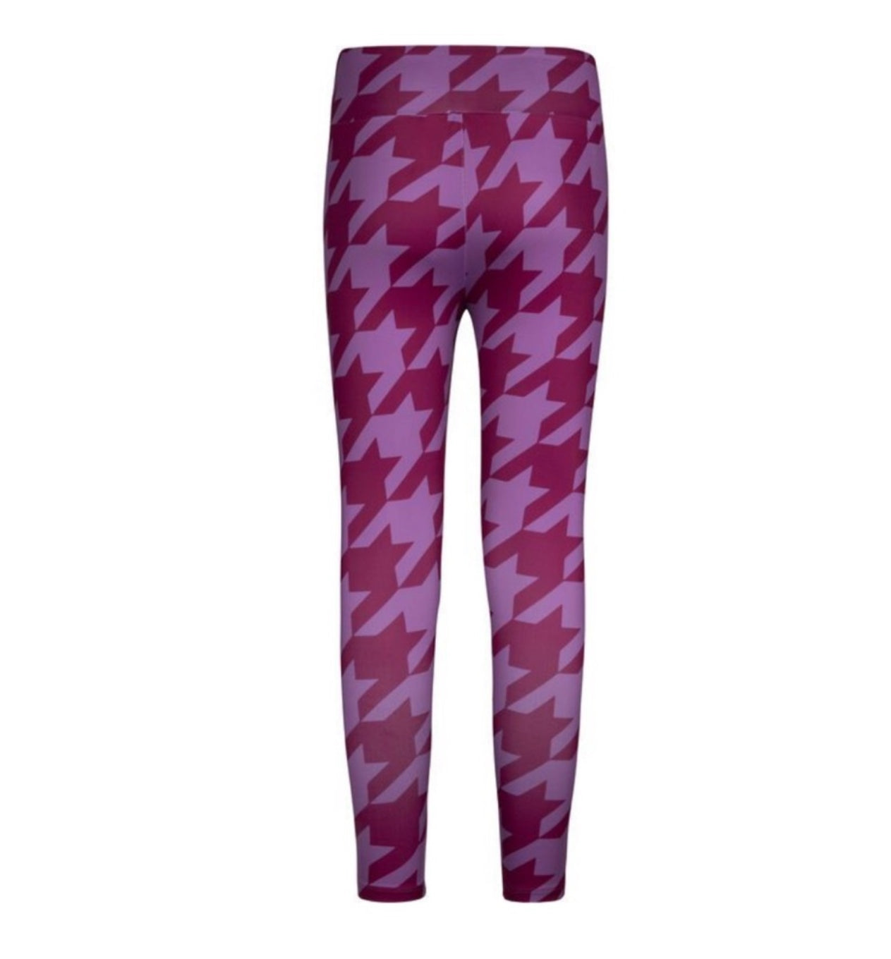 Hurley Pink HIGH RISE FIT Houndstooth Leggings size: L