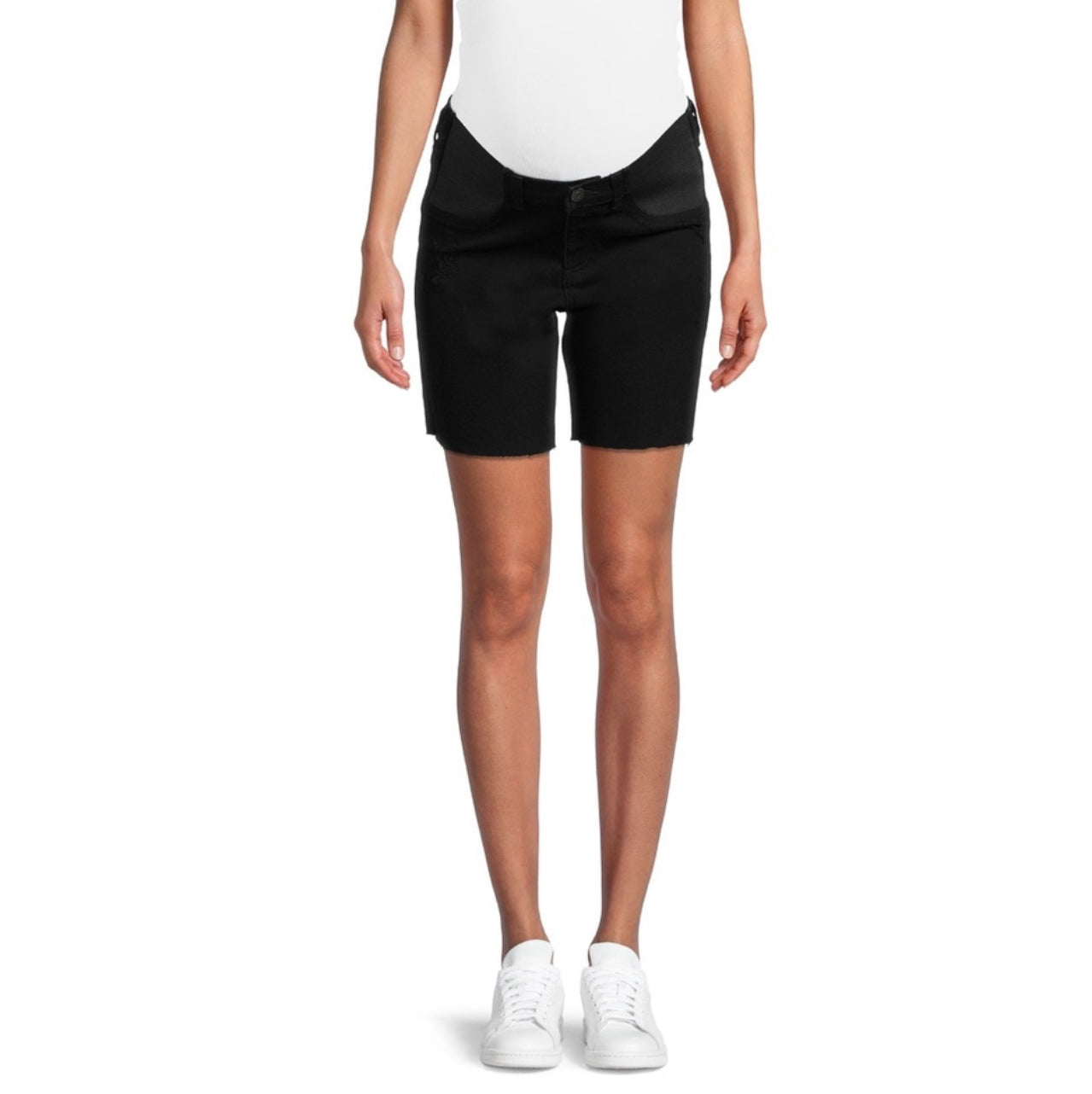 Maternity Denim Bermuda Shorts