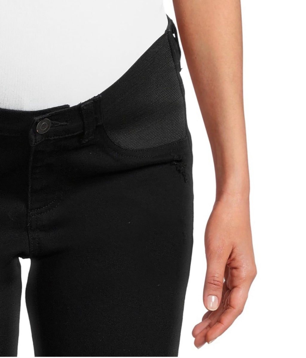 Maternity Denim Bermuda Shorts