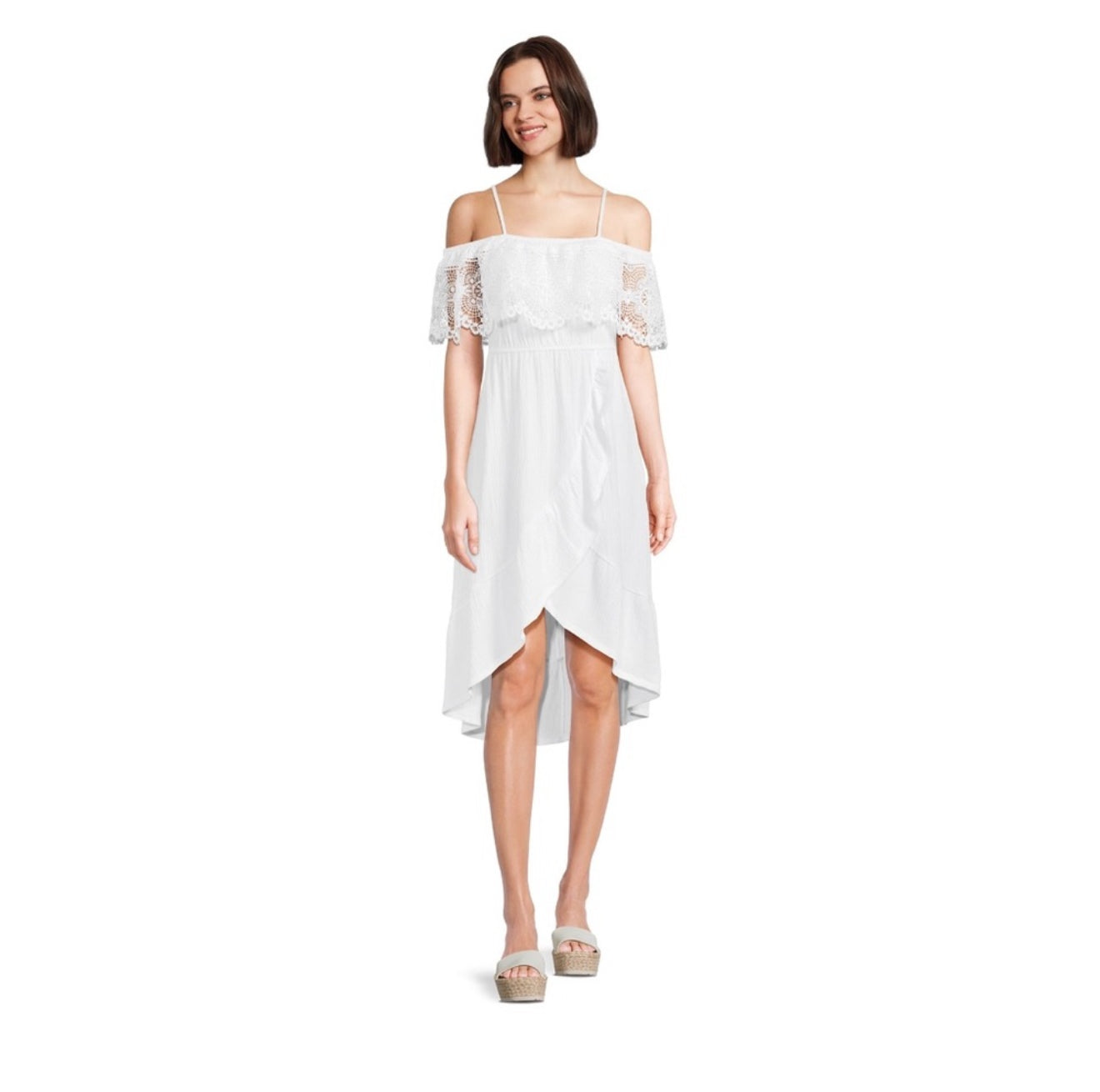 The Shoulder Ruffle Dress