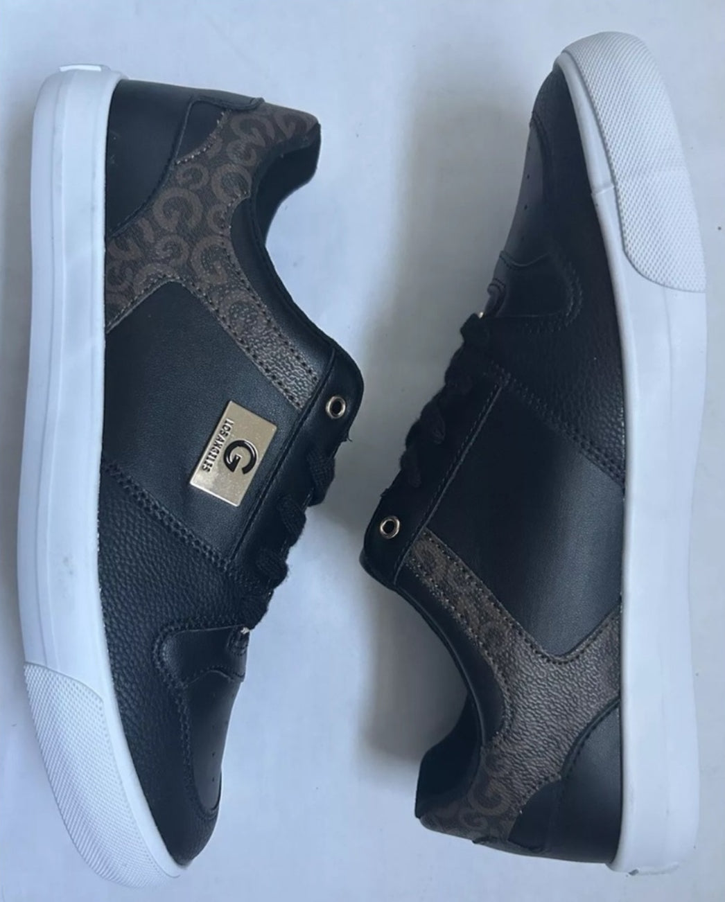 G By Guess Los Angeles Shoes Sneaker Black/Gold/Brown