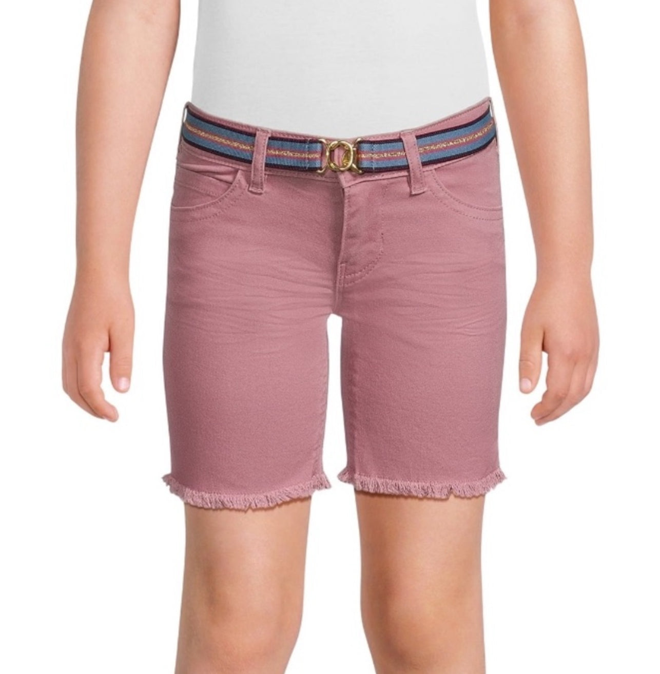 365 Kids from Garanimals Girls Twill Bermuda Shorts with Belt