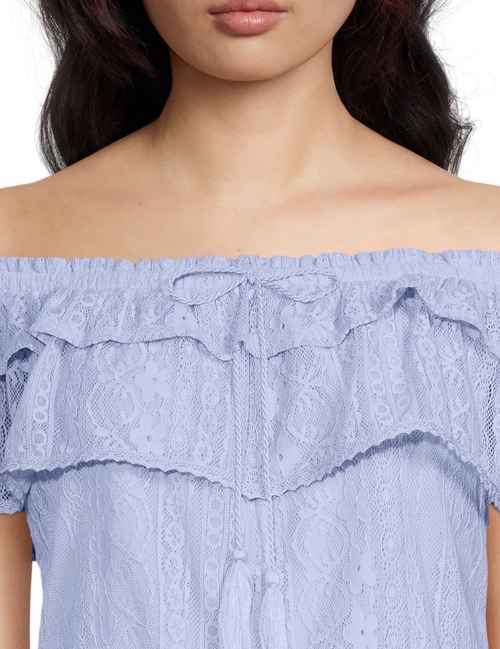 Shoulder Lace Top, Size: M