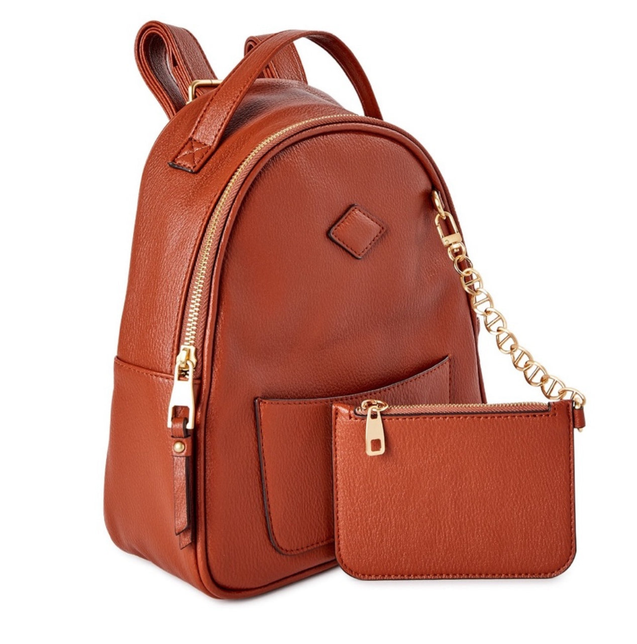 Time and Tru Women's Ruby Backpack Cognac