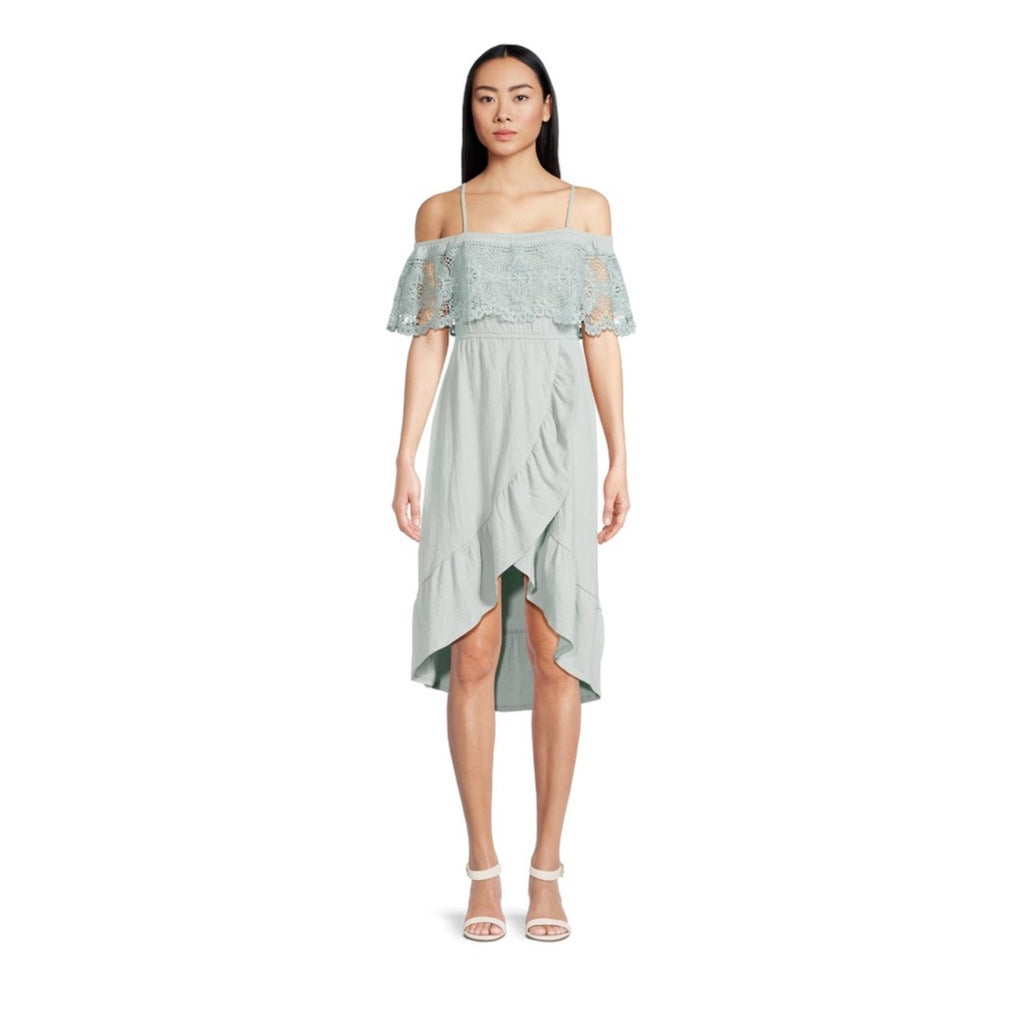 The Shoulder Ruffle Dress