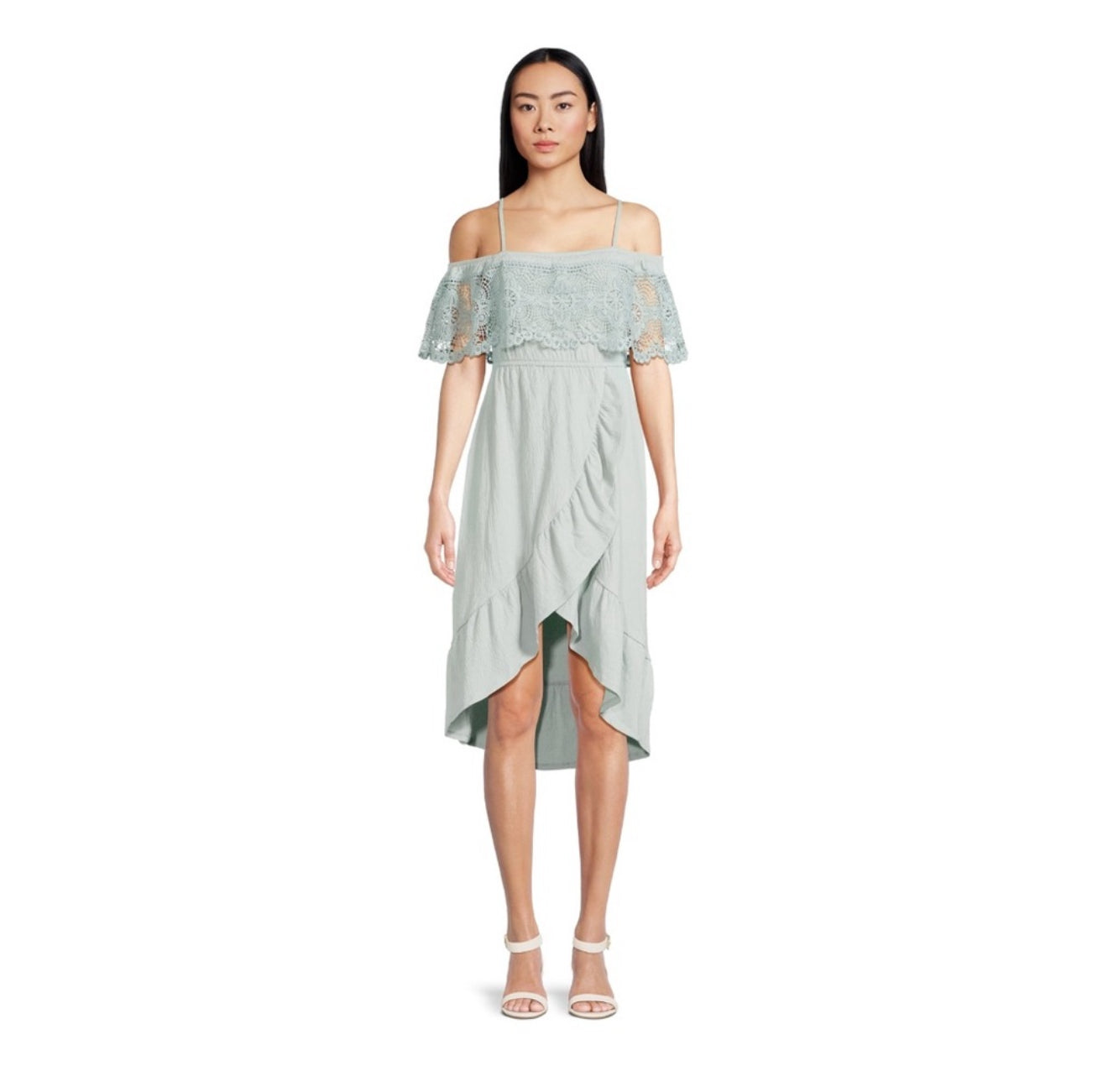The Shoulder Ruffle Dress