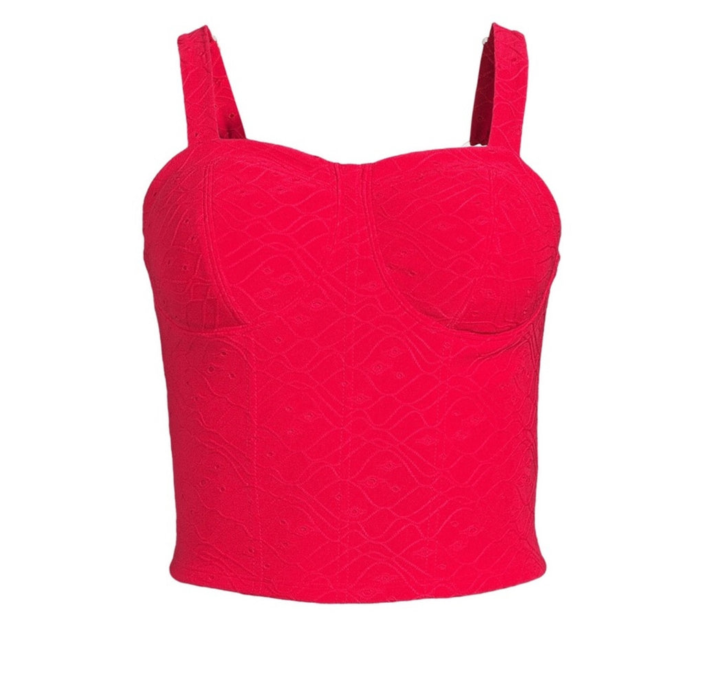 Eyelet Bustier Tank Top Size: M(7-9)