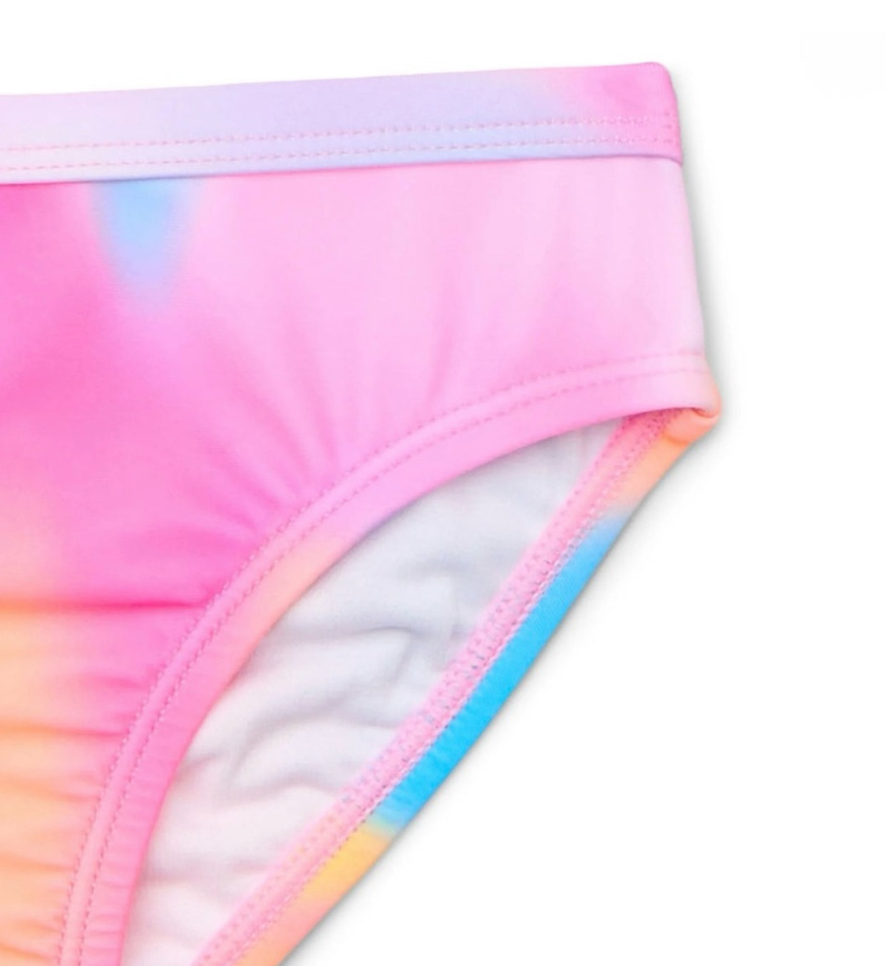 Girls' Long-Sleeved Ruffled Sun Protection Swimsuit Sets