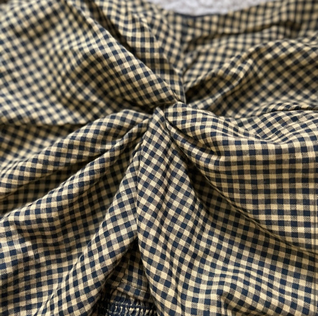 Blouse lily•Star Checkered Crop Top