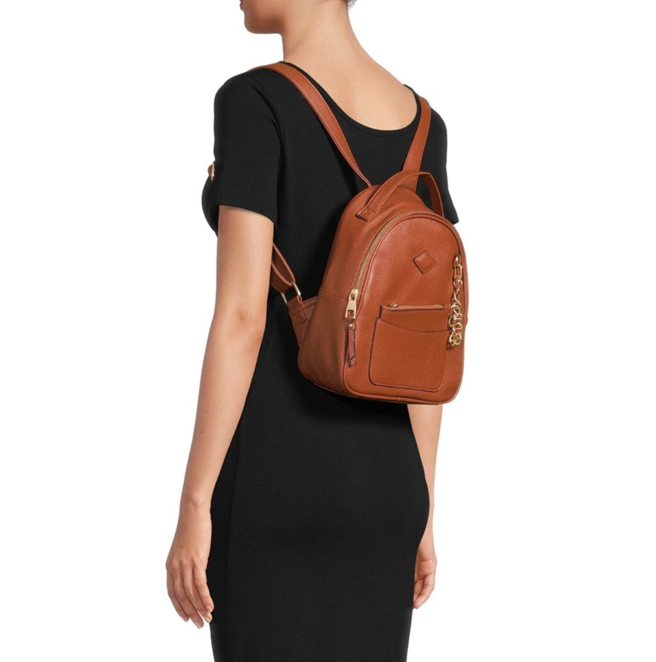 Time and Tru Women's Ruby Backpack Cognac