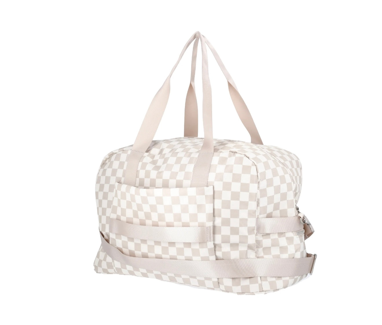 Dome Plaid Weekender Bag, Tan