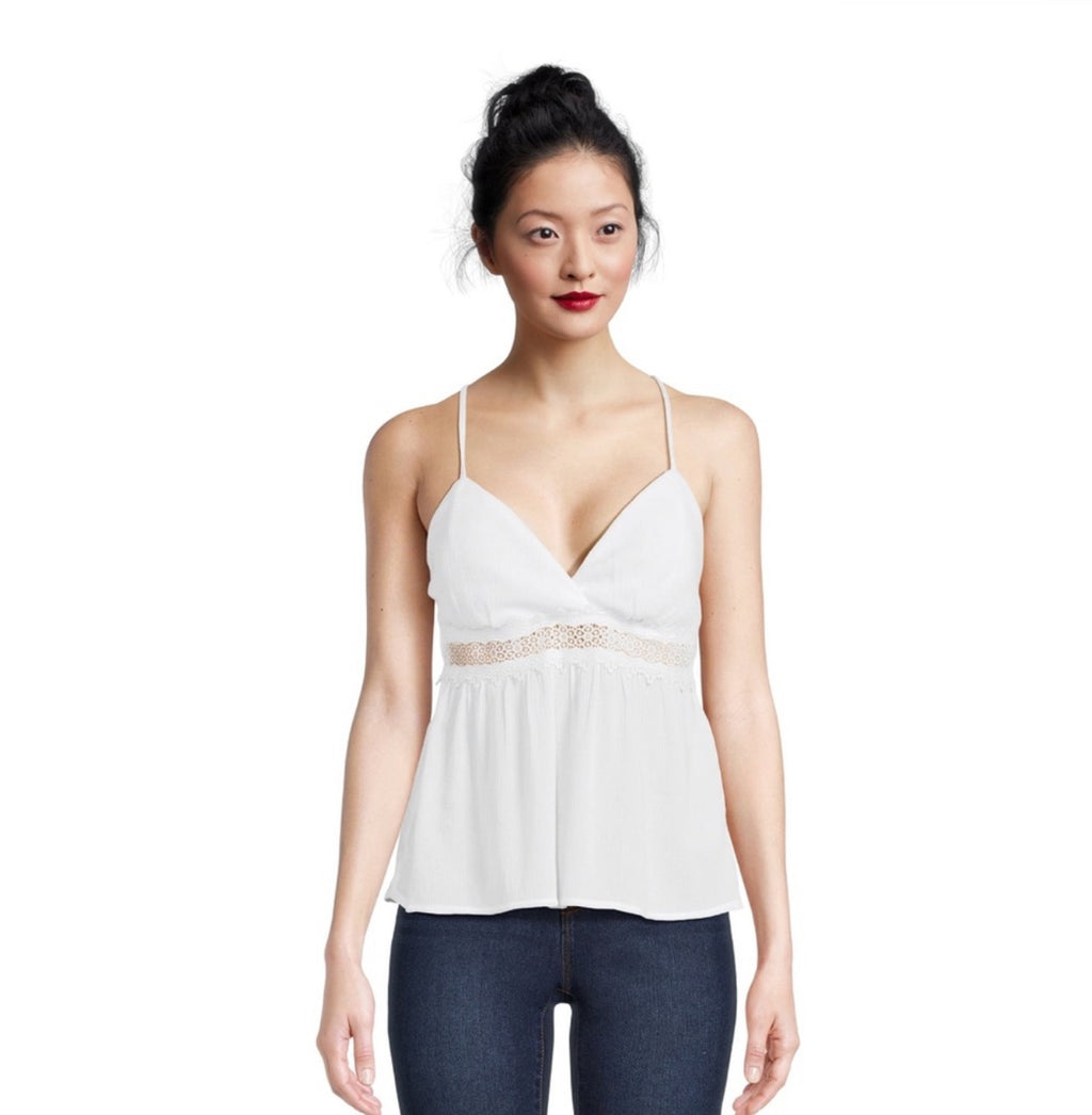 Crochet Trim Cami Top