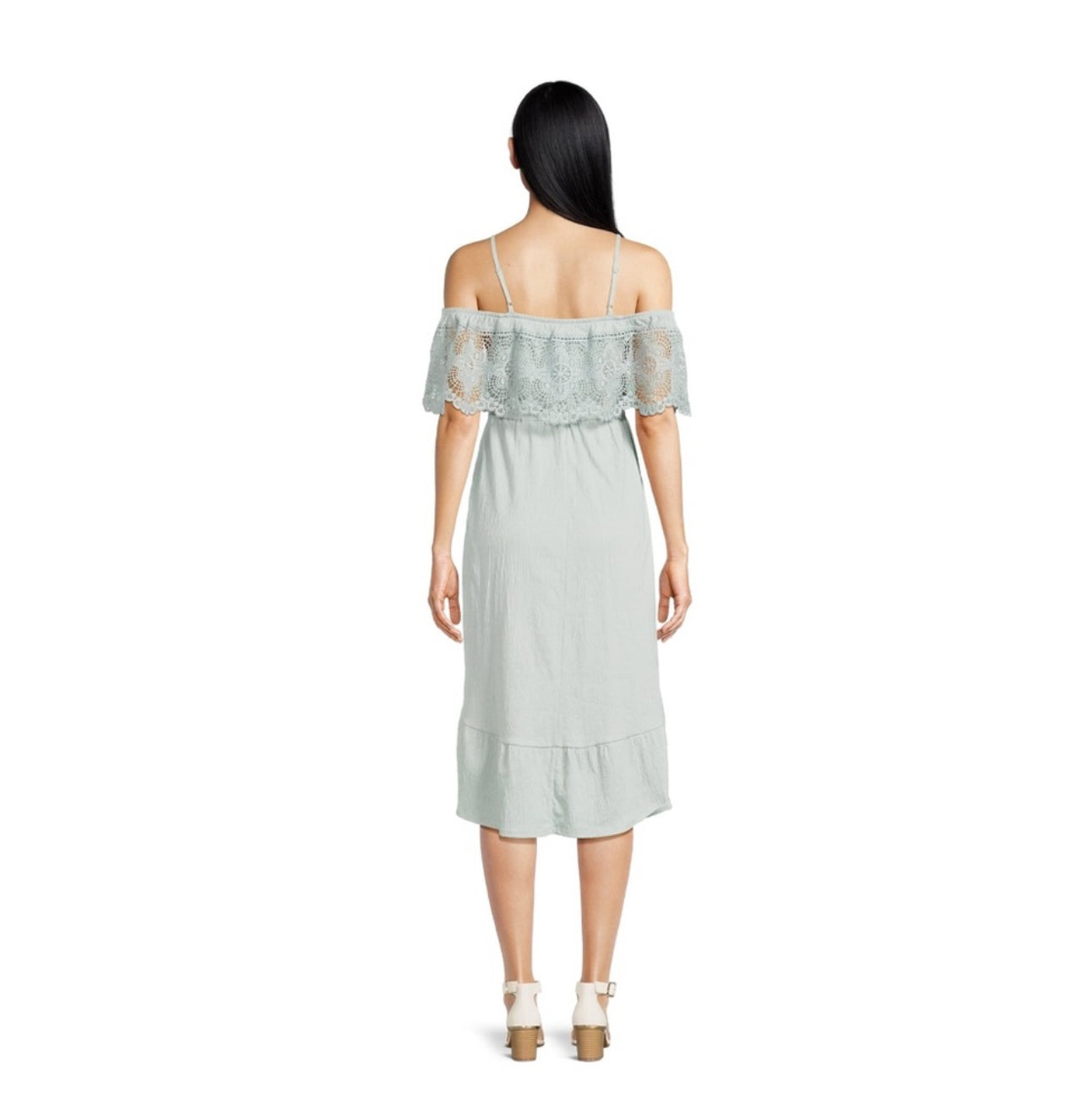 The Shoulder Ruffle Dress