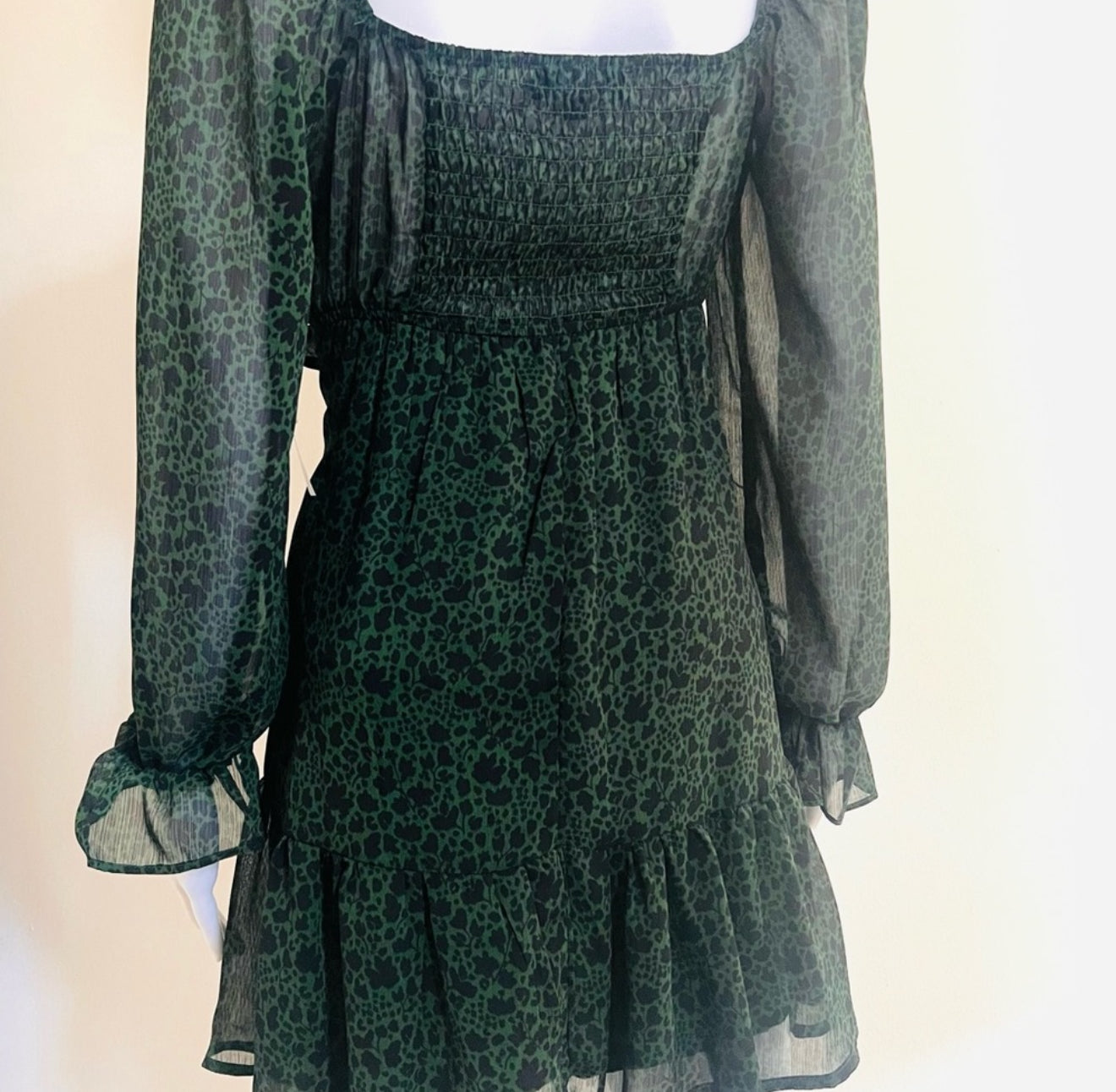TRIXXI  Nadeen Long Sleeve Puff Mini Dress