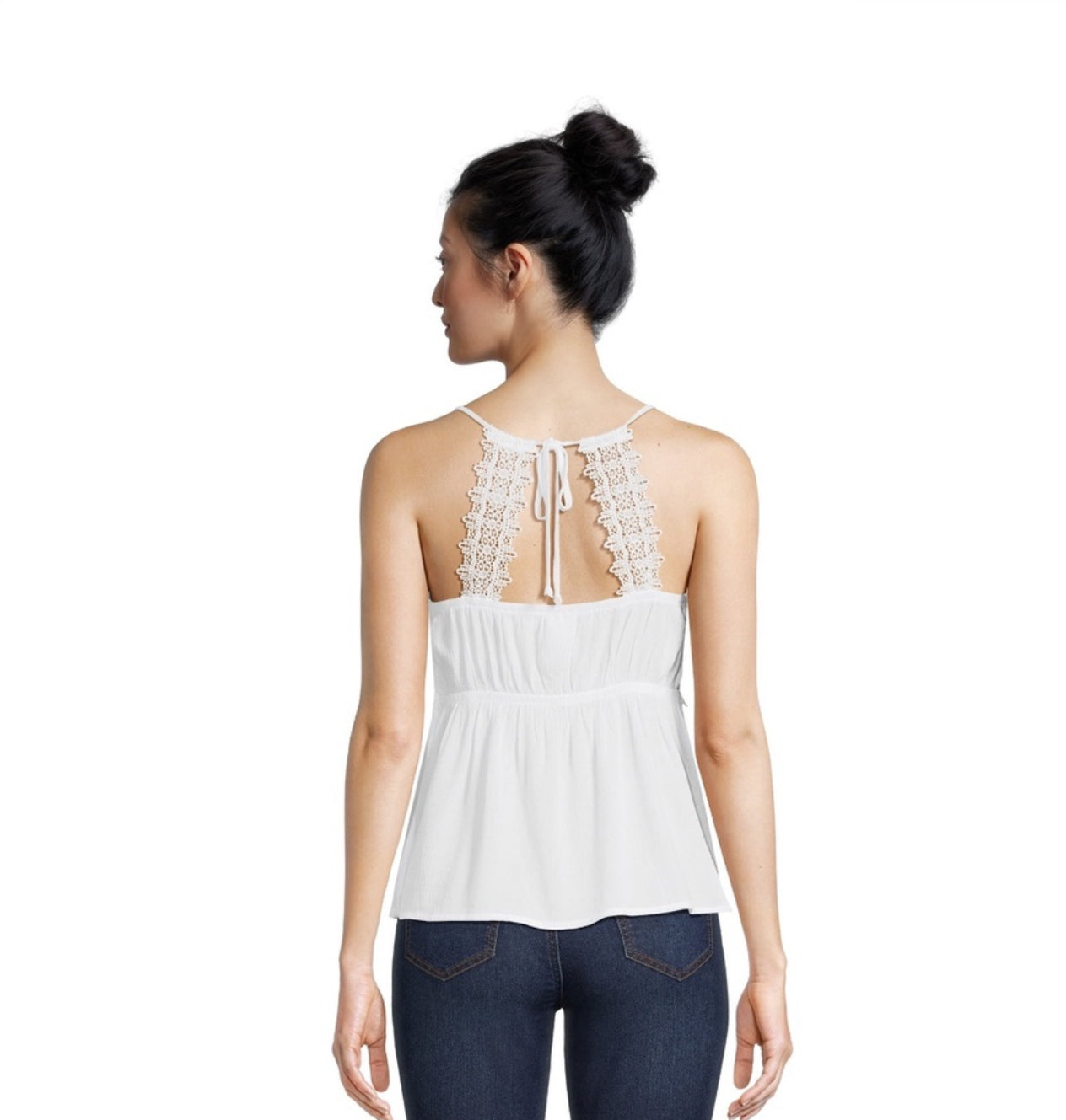 Crochet Trim Cami Top