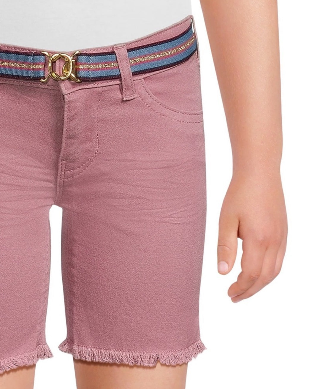 365 Kids from Garanimals Girls Twill Bermuda Shorts with Belt