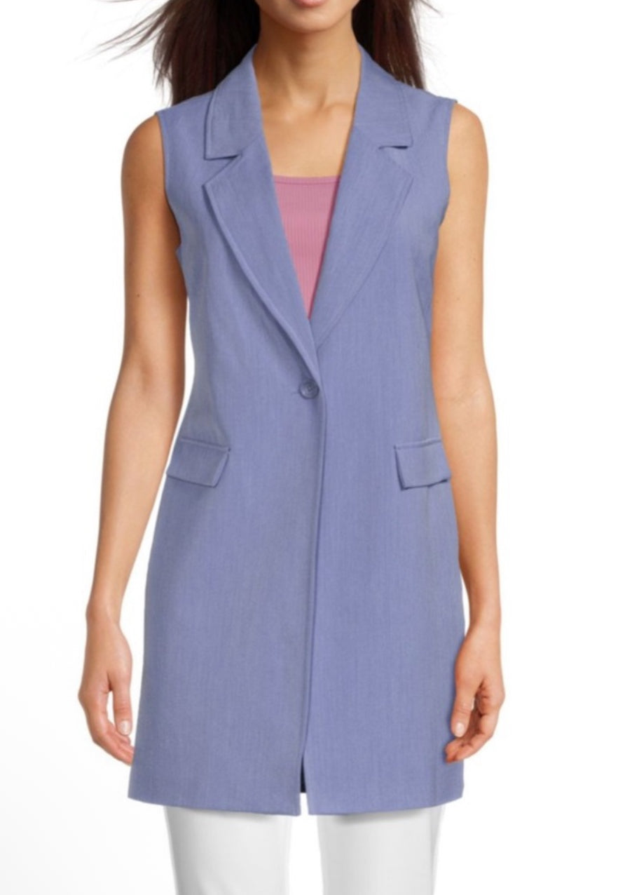 NANETTE LEPONE Women's Solid Mini Blazer Dress In Periwinkle