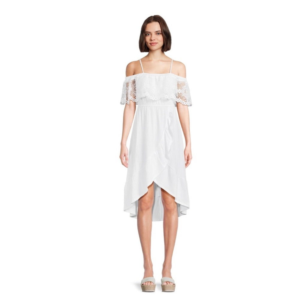 The Shoulder Ruffle Dress