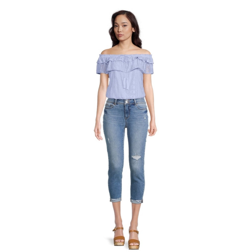 Shoulder Lace Top, Size: M