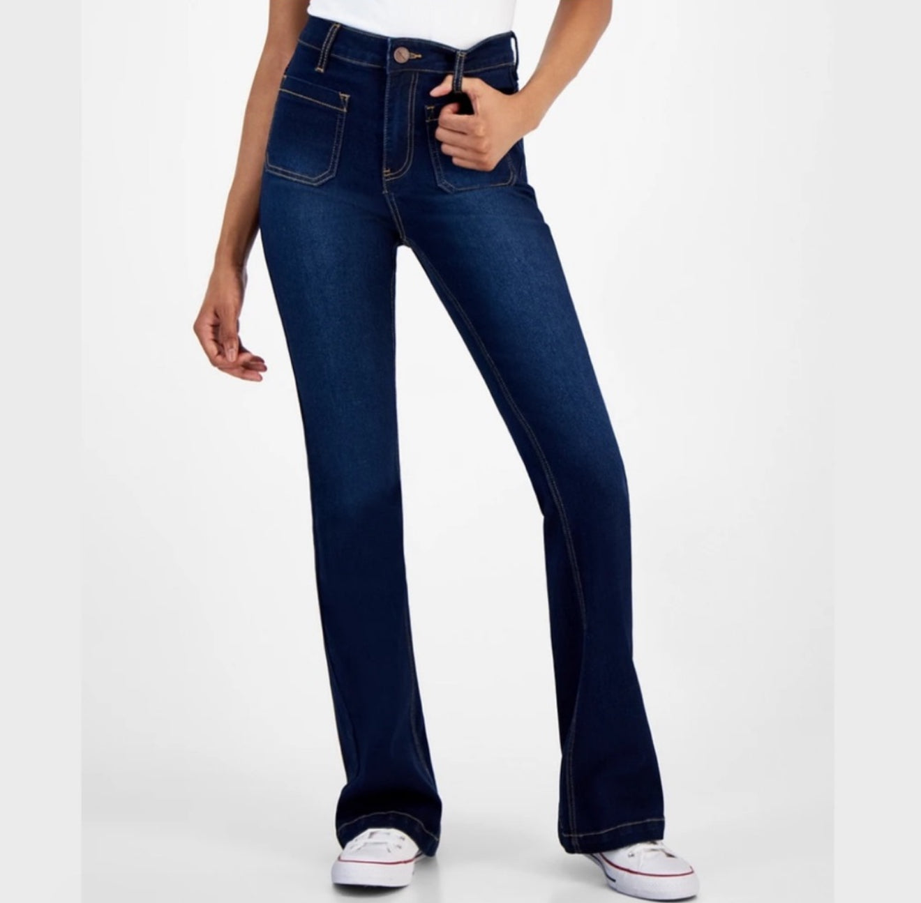 Curvy jeans collection high rise slim flare
