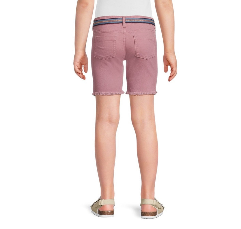 365 Kids from Garanimals Girls Twill Bermuda Shorts with Belt