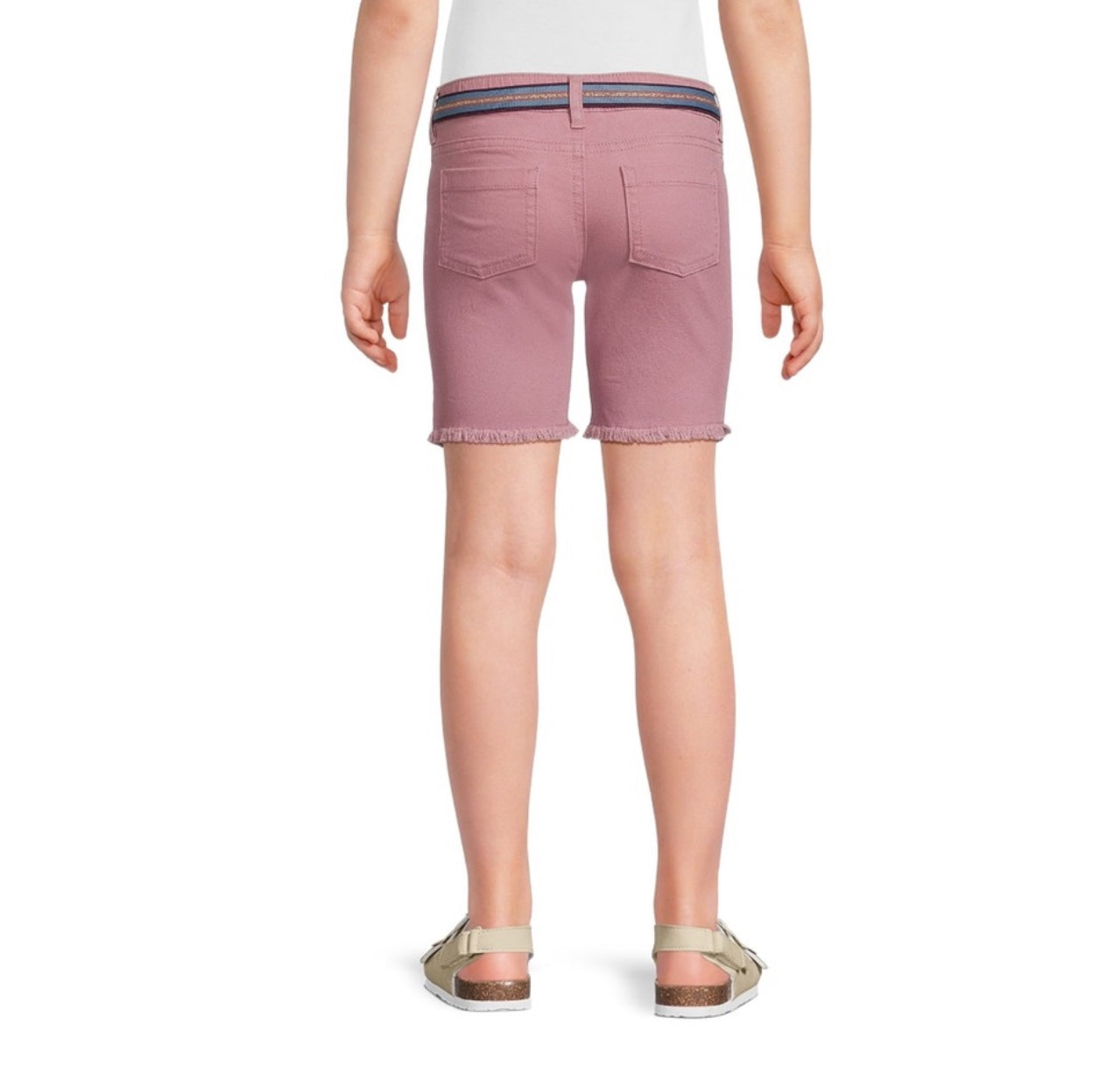 365 Kids from Garanimals Girls Twill Bermuda Shorts with Belt