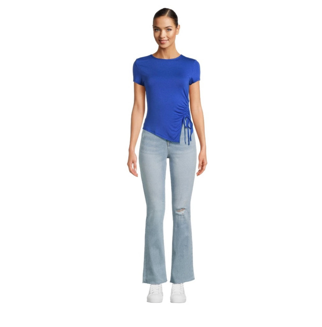 Hem Tee with Short Sleeves