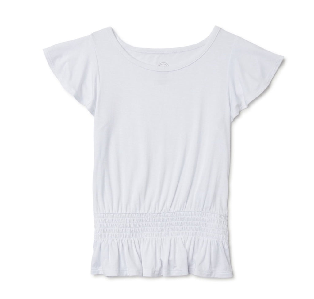 Wonder Nation Girls Elastic Waist Top