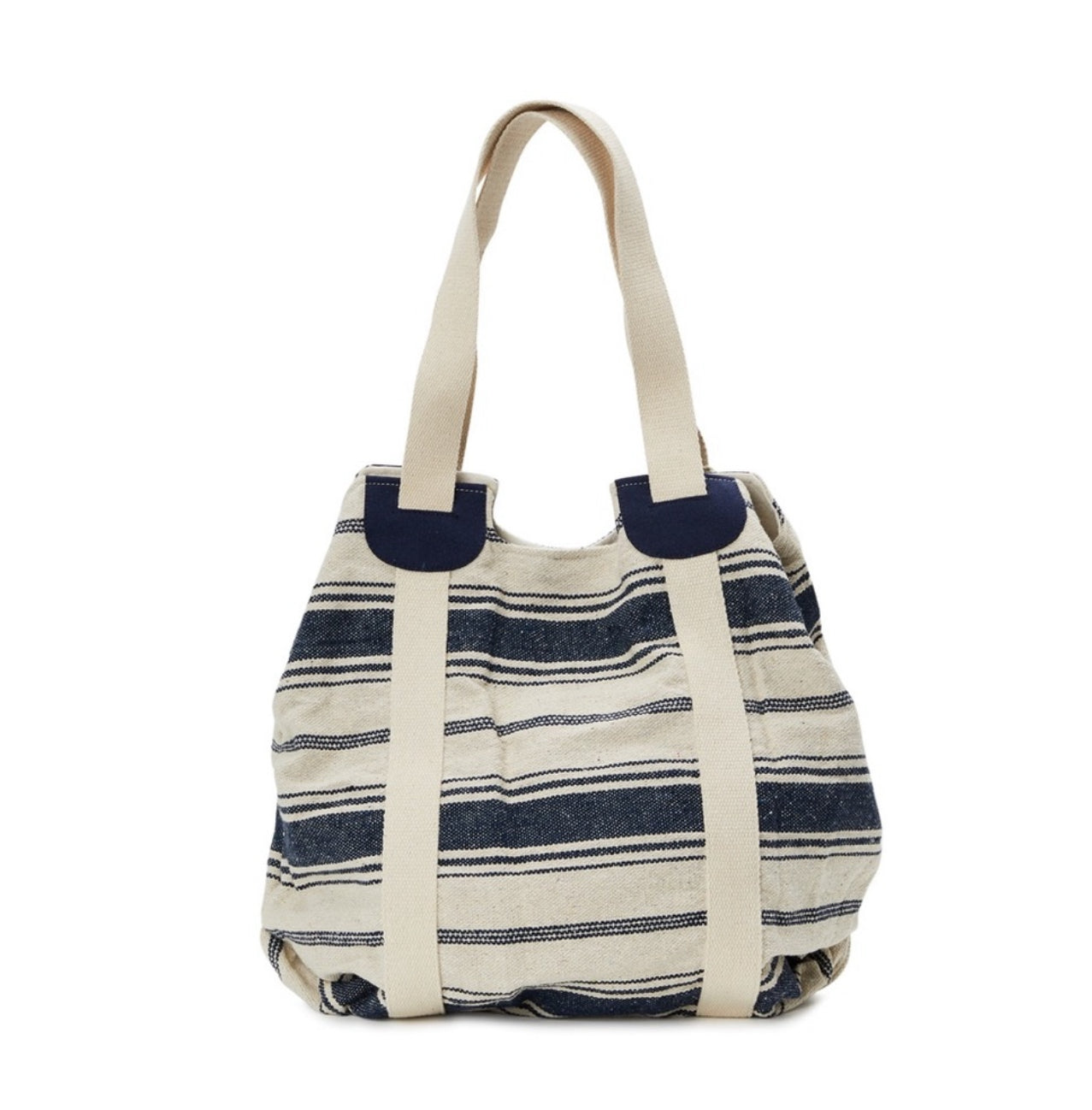 Woven Tote Beach Handbag Blue