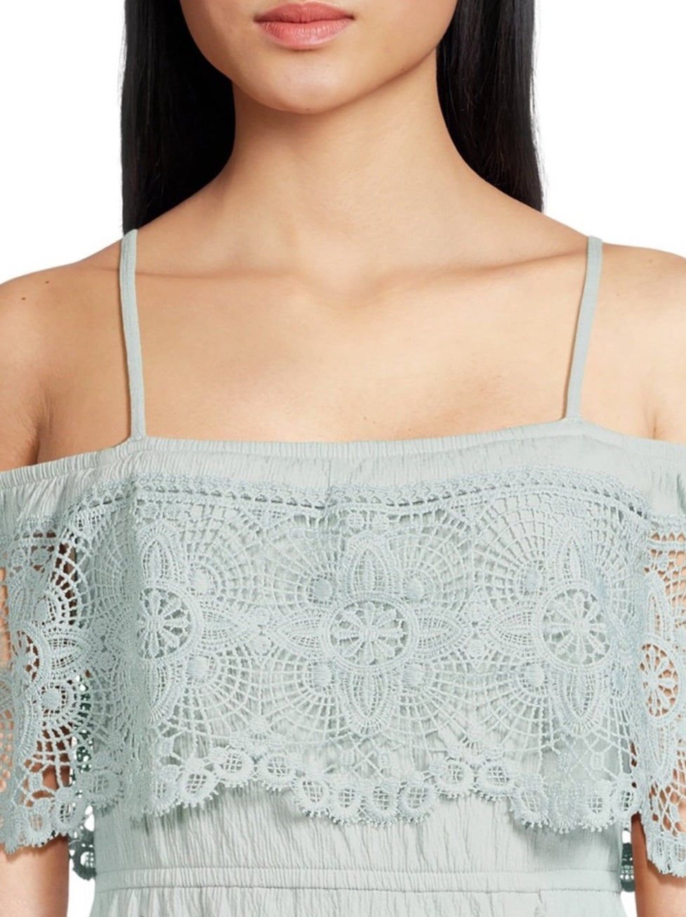 The Shoulder Ruffle Dress