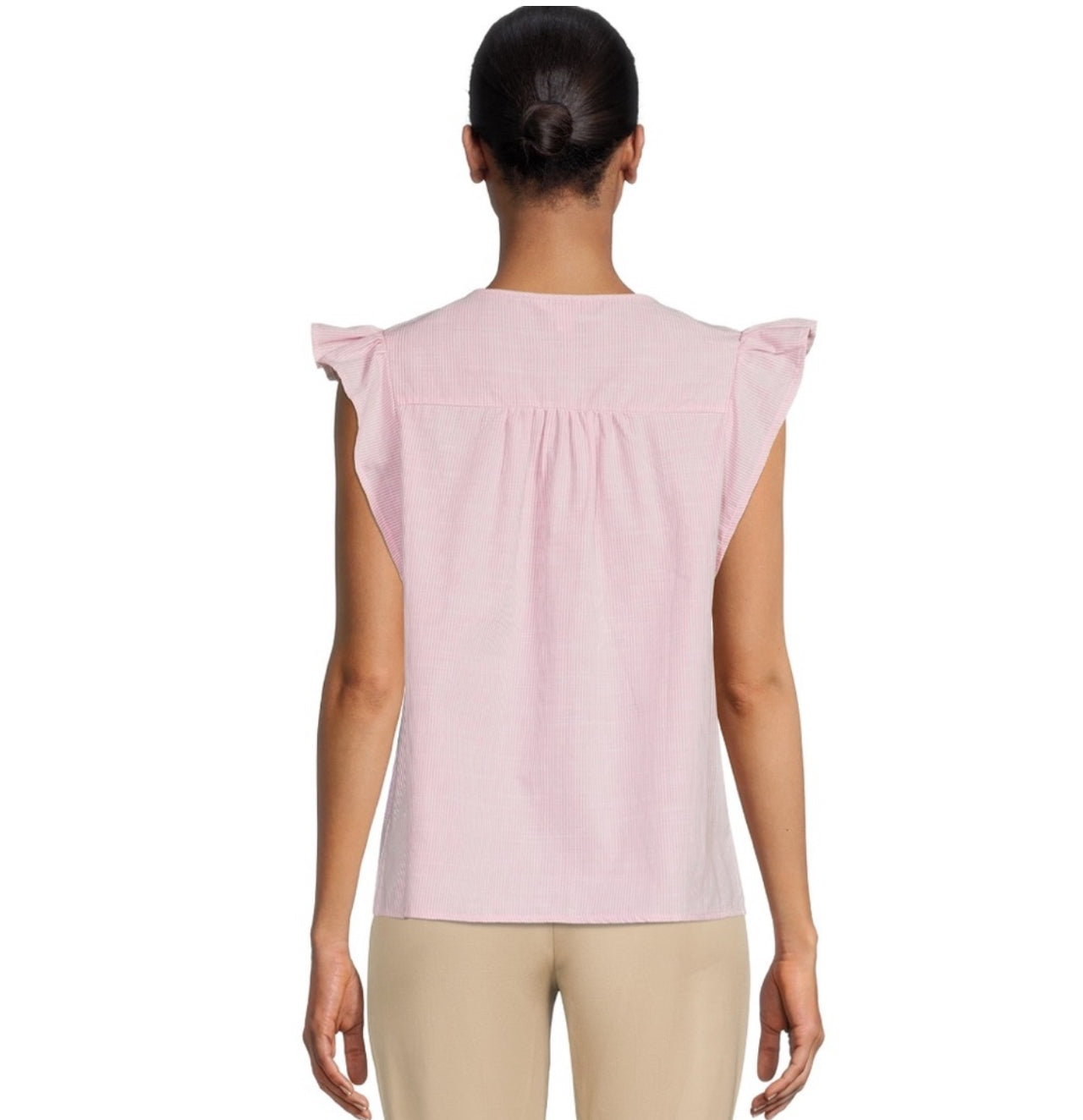 Women's Woven Ruffle Tank Top Size: XXXL (22)
