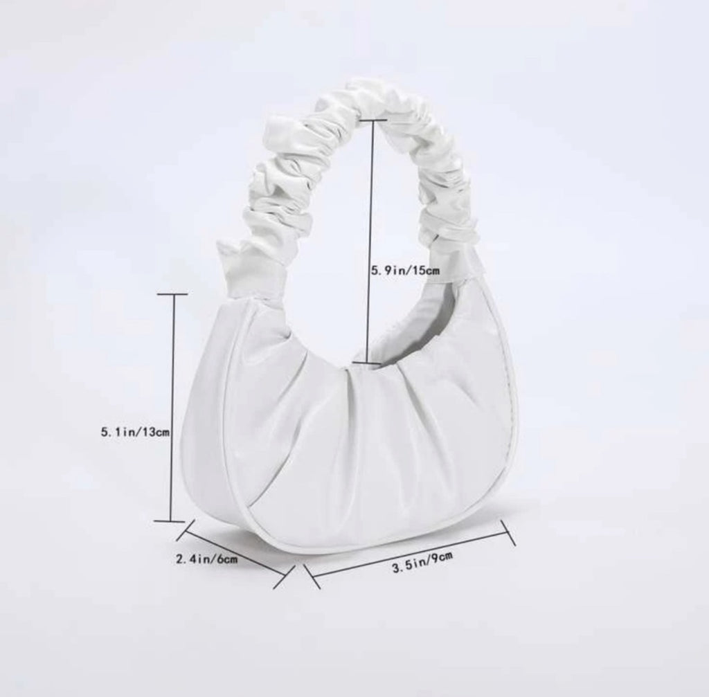 Trendy Scrunch Handle Shoulder mini Bag – Sleek & Stylish
