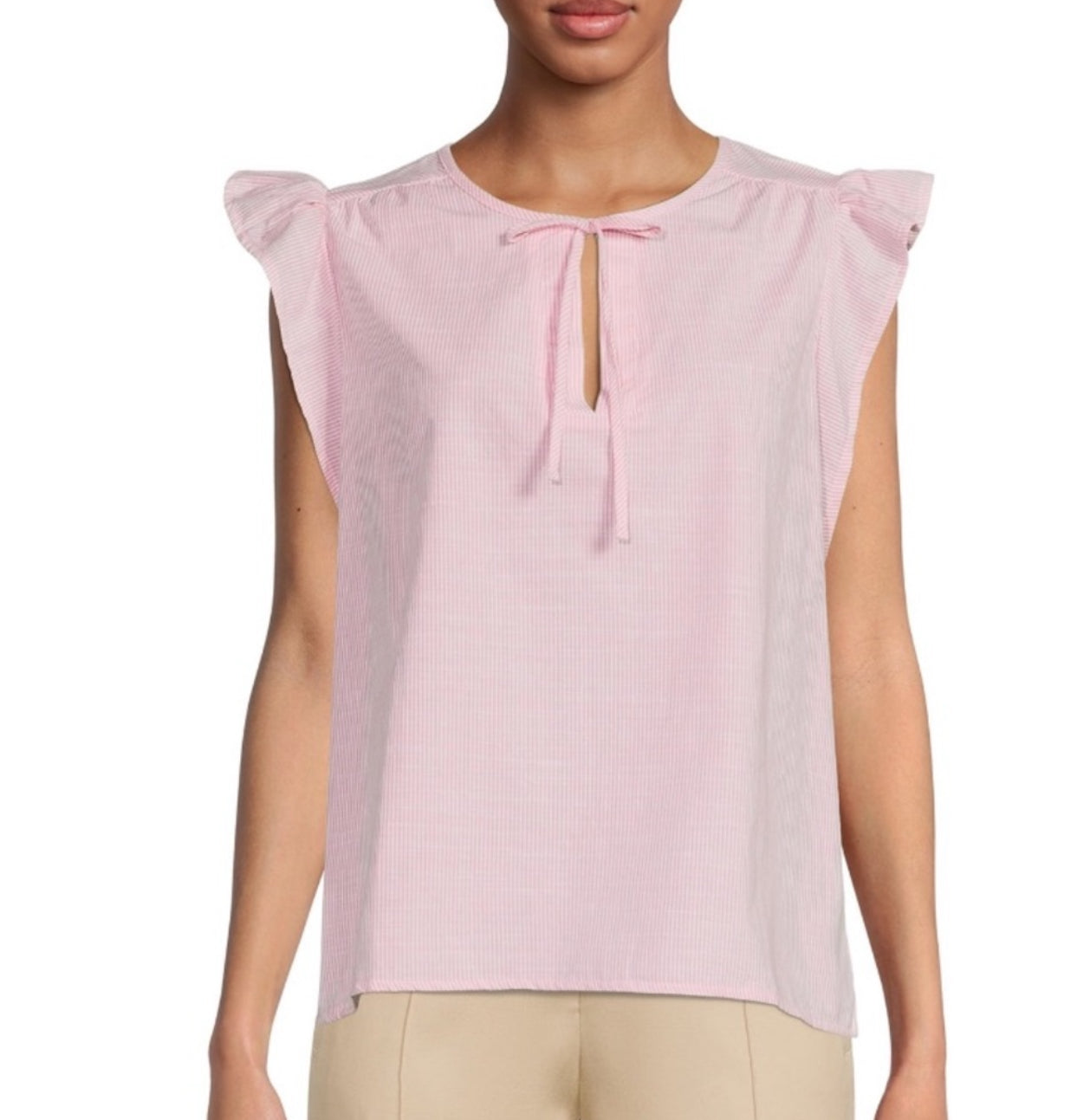 Women's Woven Ruffle Tank Top Size: XXXL (22)