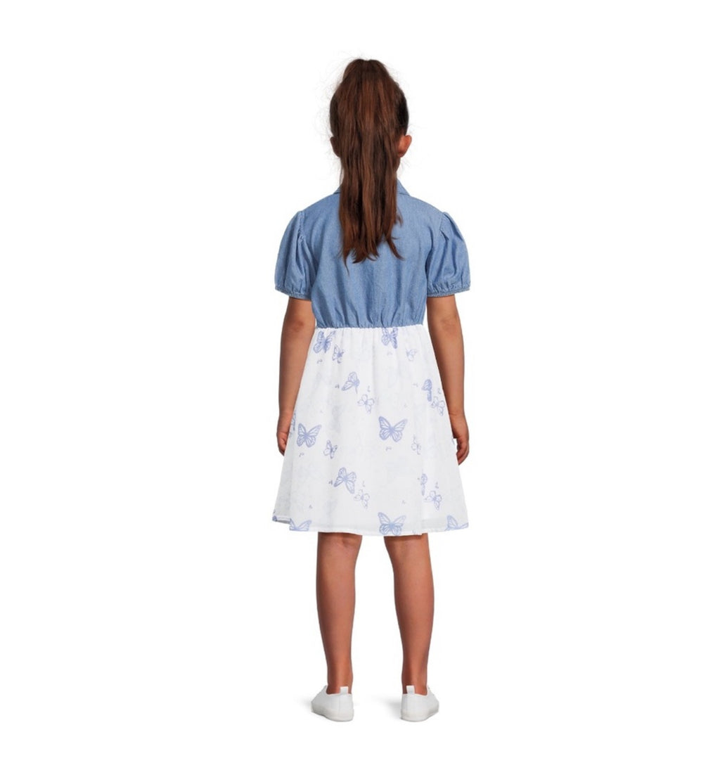 Girls Tie Front Dress,