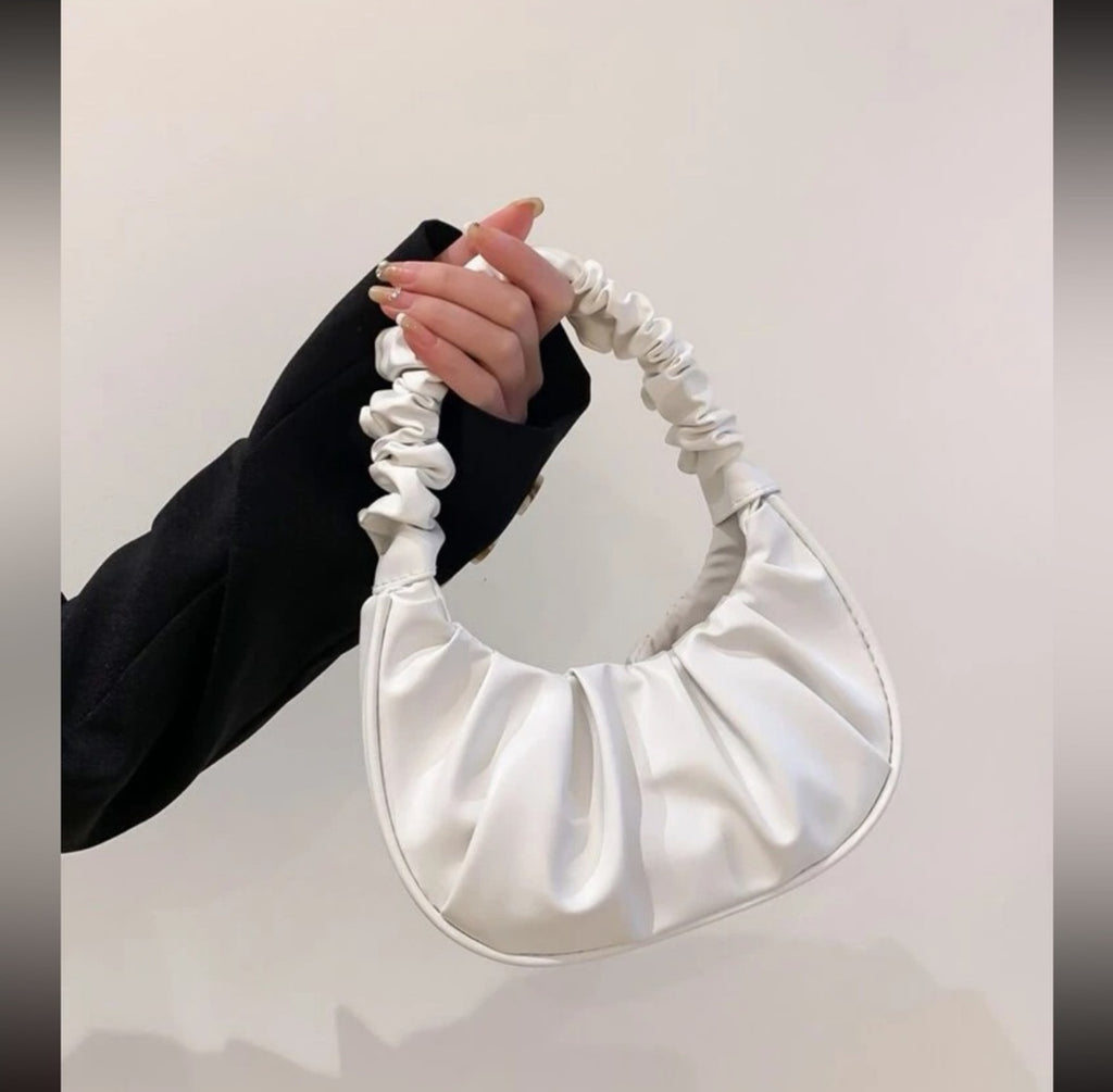 Trendy Scrunch Handle Shoulder mini Bag – Sleek & Stylish