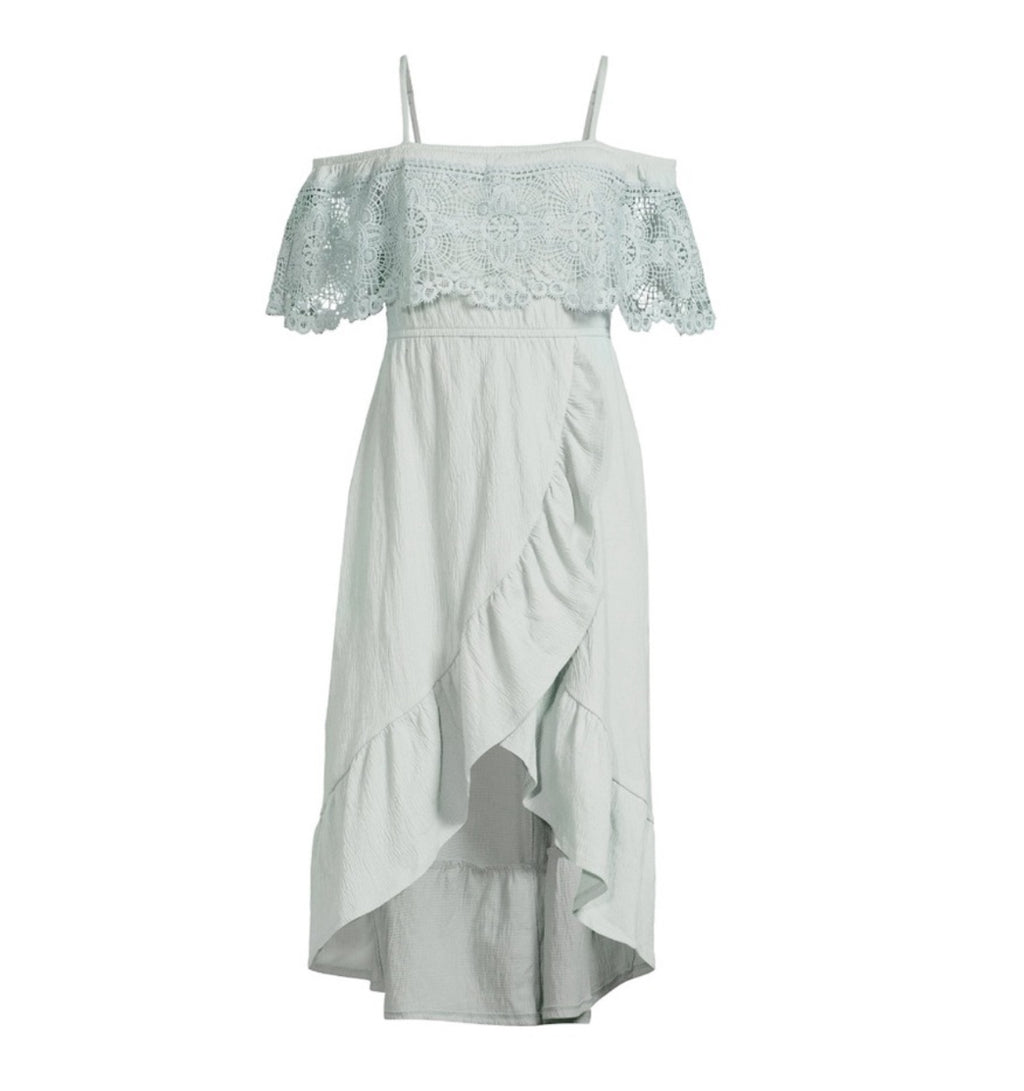 The Shoulder Ruffle Dress