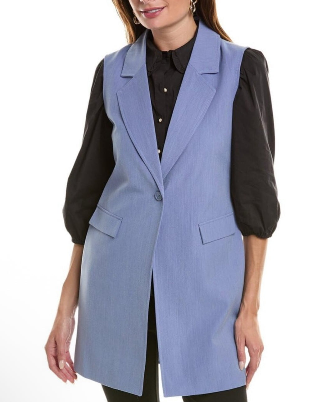 NANETTE LEPONE Women's Solid Mini Blazer Dress In Periwinkle