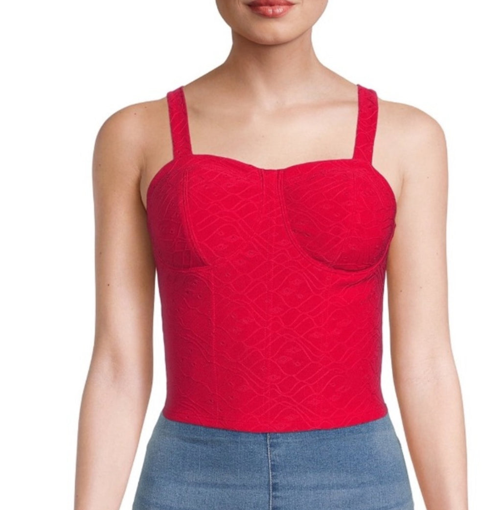 Eyelet Bustier Tank Top Size: M(7-9)