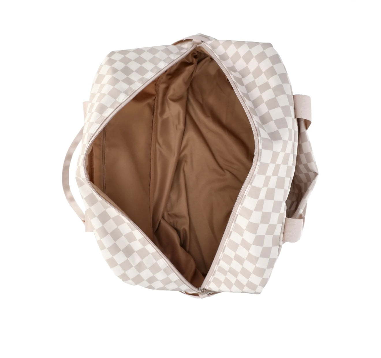 Dome Plaid Weekender Bag, Tan