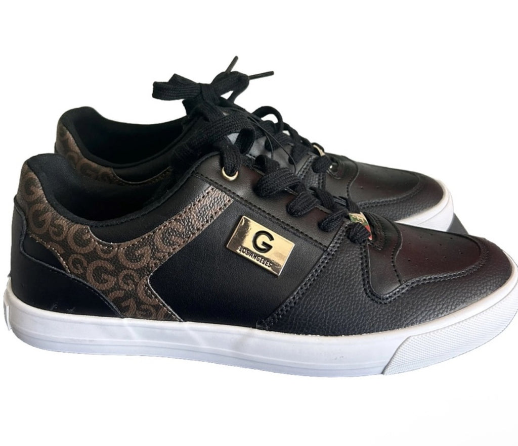 G By Guess Los Angeles Shoes Sneaker Black/Gold/Brown