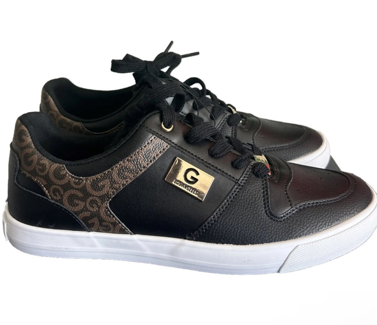 G By Guess Los Angeles Shoes Sneaker Black/Gold/Brown