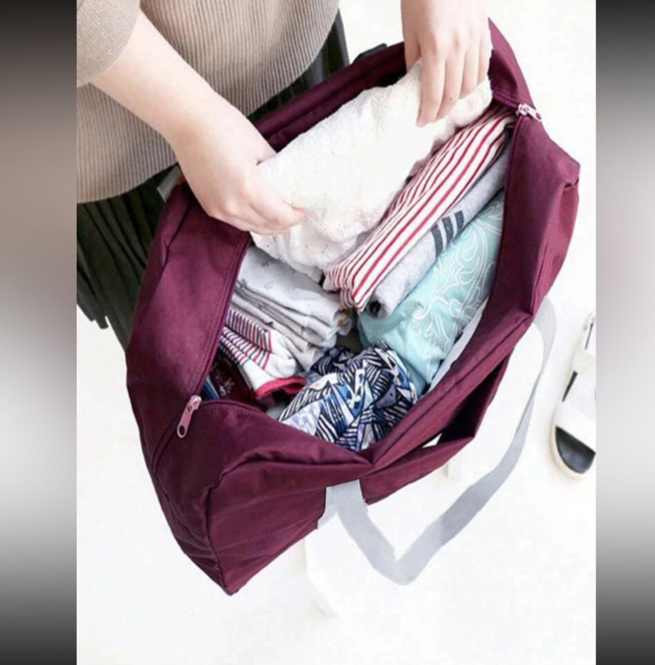 Foldable Travel Duffel Bag Lightweight & Spacious