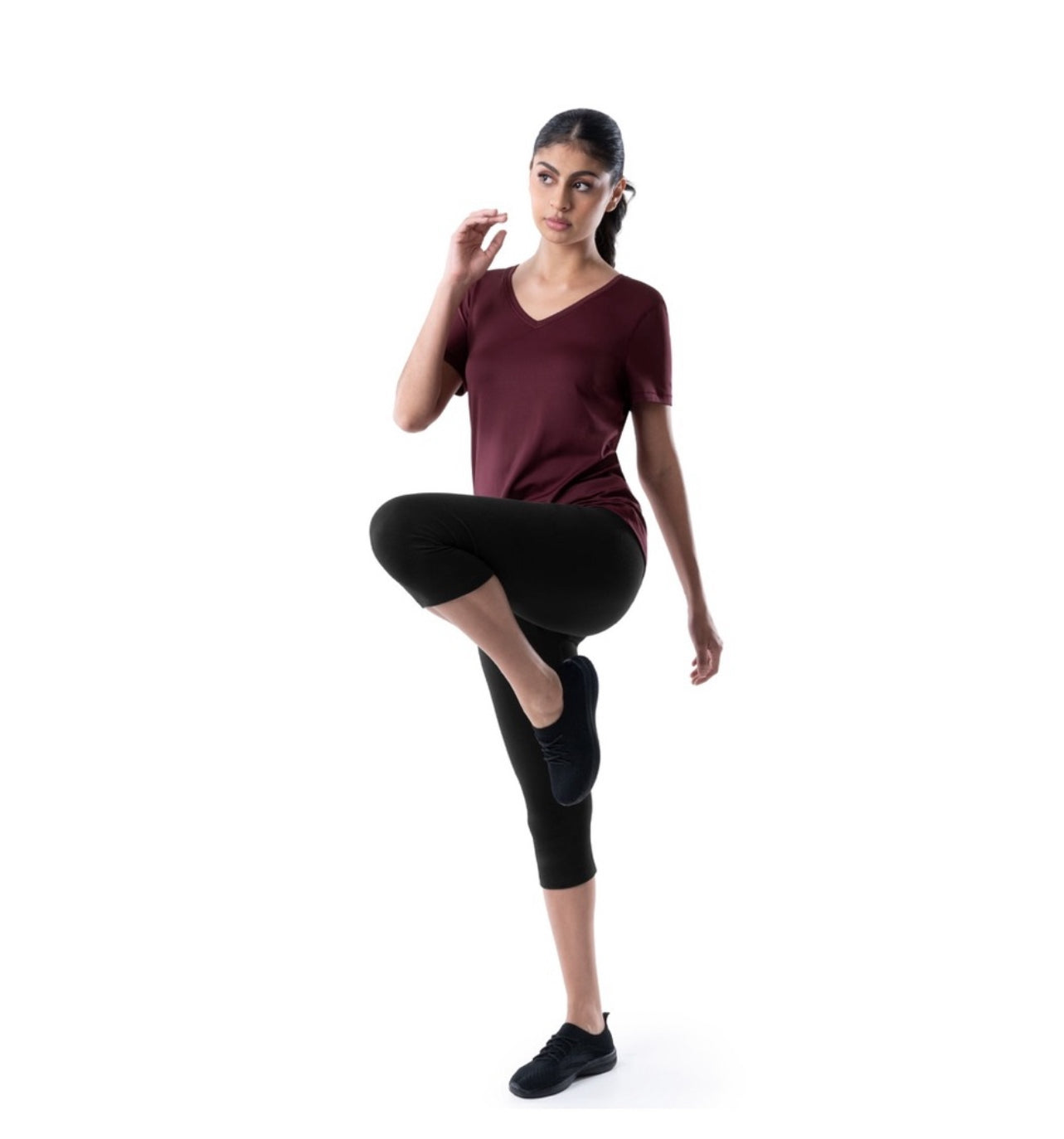 Athletic Works  Core Active Short Sleeve V-Neck T-Shirt