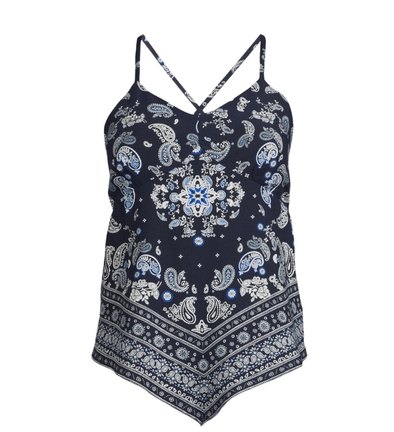 Hanky Hem Cami Top, Size: L (11-13)