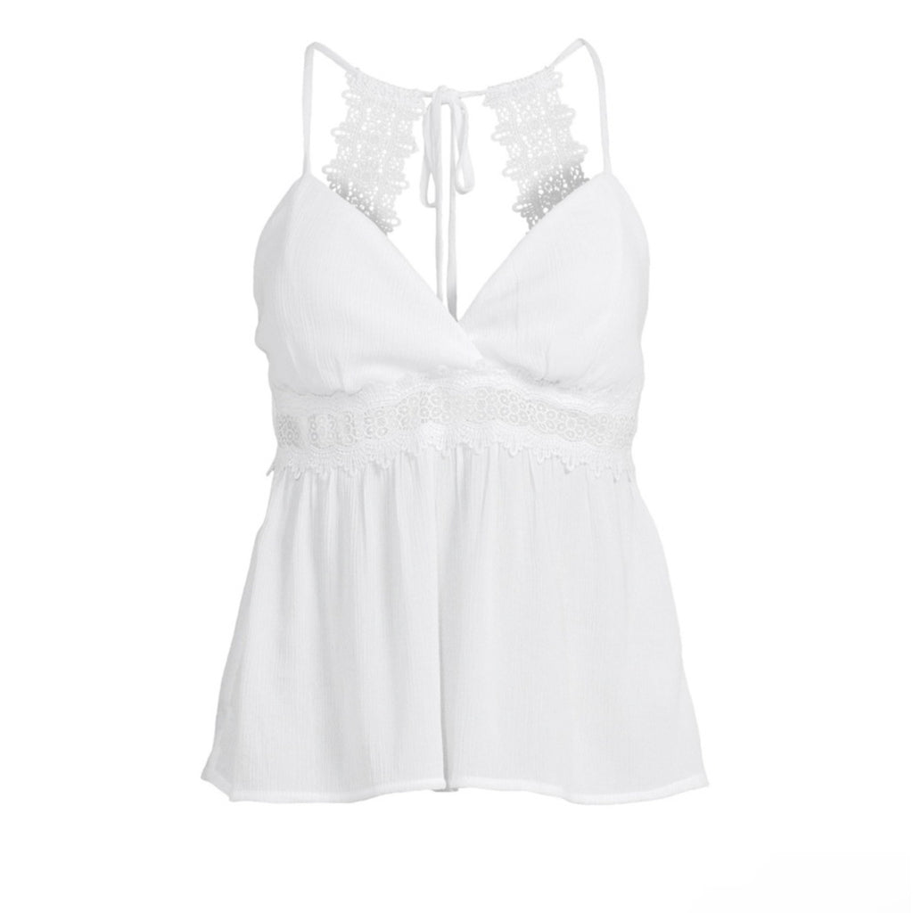 Crochet Trim Cami Top