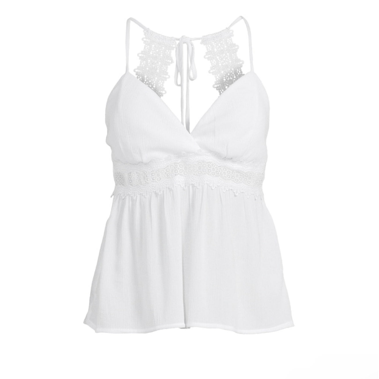 Crochet Trim Cami Top