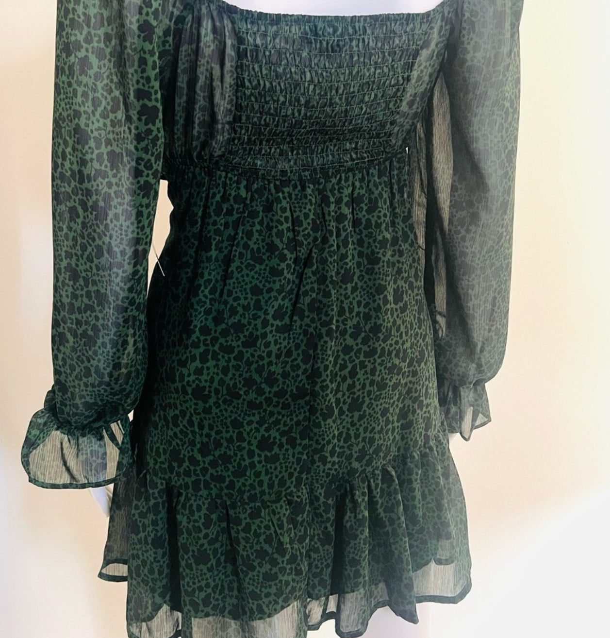 TRIXXI  Nadeen Long Sleeve Puff Mini Dress