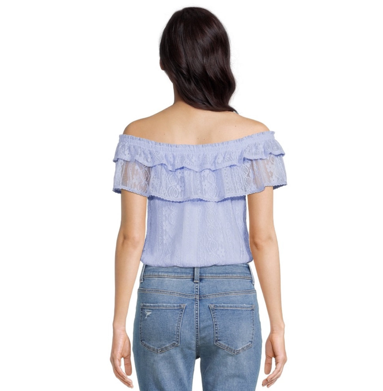 Shoulder Lace Top, Size: M